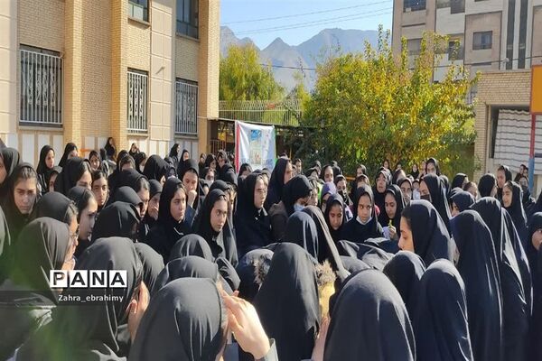تشییع باشکوه پیکر مطهر شهید گمنام در مدارس شهرستان جهرم