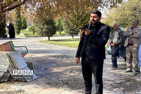 مراسم استقبال از پیکر شهید گمنام در مدارس دخترانه شهرستان مه‌ولات