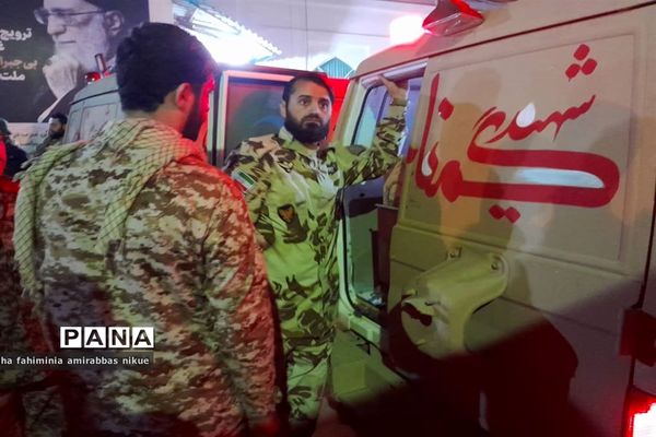 تشییع پیکر شهدای گمنام در مازندران