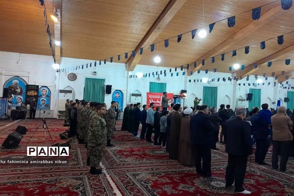 تشییع پیکر شهدای گمنام در مازندران