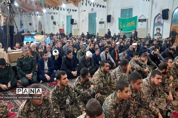 تشییع پیکر شهدای گمنام در مازندران