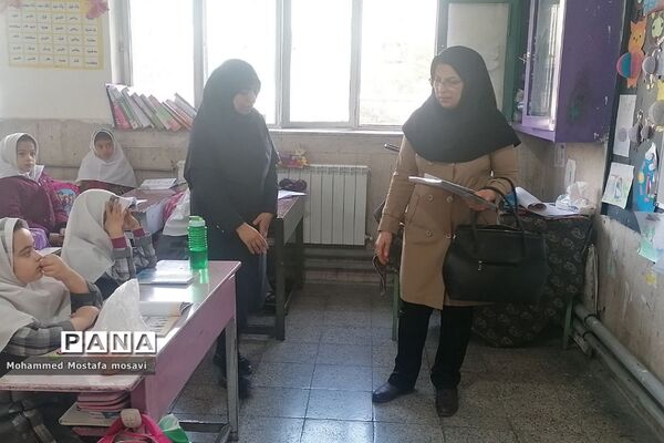 بازدید کارگروه نظارت از مدارس ناحیه دو ری
