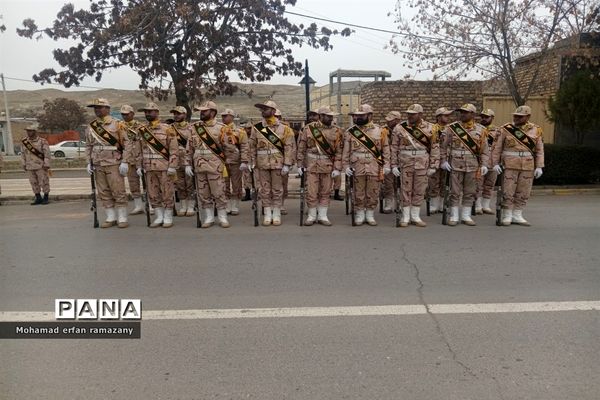 مراسم استقبال از شهدای گمنام در شهرستان راز و جرگلان