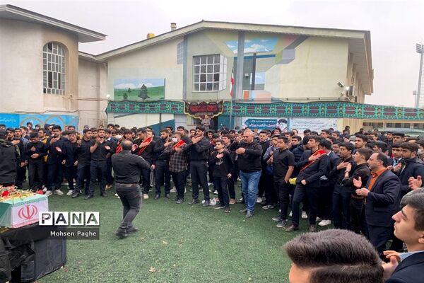 تشییع پیکر شهید تازه تفحص شده دفاع مقدس در گرگان