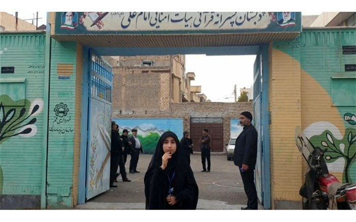 میزبانی دانش آموزان دبستان قرآنی امام علی(ع) از شهید گمنام / فیلم