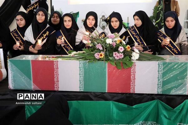 تشییع شهید گمنام در مدارس استان آذربایجان شرقی