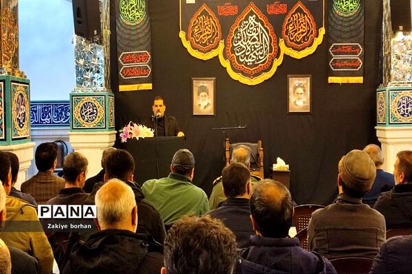 آیین اعزام کاروان فرهنگیان خراسان شمالی آقا به مناطق عملیاتی جنوب کشور