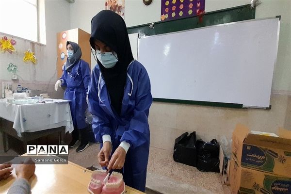 سومین اردوی جهادی درمان درسال تحصیلی جدید در دبیرستان بعثت