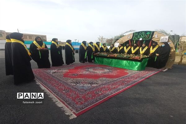 تشییع شهدای گمنام در مدارس سیستان و بلوچستان