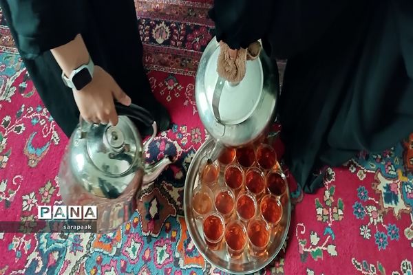 مراسم سوگواری شهادت حضرت فاطمه( س) توسط هیات دانش‌آموزی انصارالمهدی در شهرستان فیروزکوه