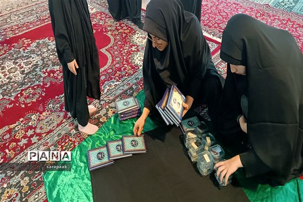 مراسم سوگواری شهادت حضرت فاطمه( س) توسط هیات دانش‌آموزی انصارالمهدی در شهرستان فیروزکوه