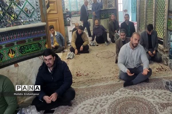 برگزاری مراسم عزاداری ایام شهادت حضرت زهرا (س) در امامزاده عمادالدین رباط کریم