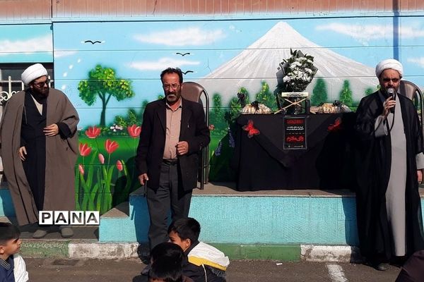 مراسم پرشور عزاداری شهادت حضرت فاطمه(س) در مدارس ناحیه یک شهرری