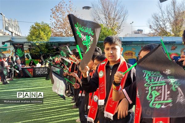 مراسم‌ عزاداری حضرت فاطمه (س) در دبستان ابوالفضل ناحیه ۱