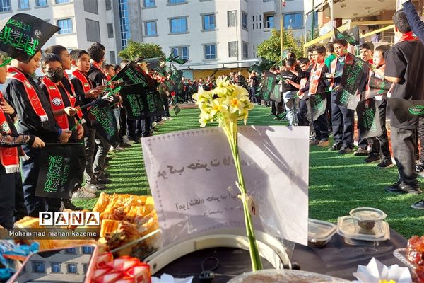 مراسم‌ عزاداری حضرت فاطمه (س) در دبستان ابوالفضل ناحیه ۱