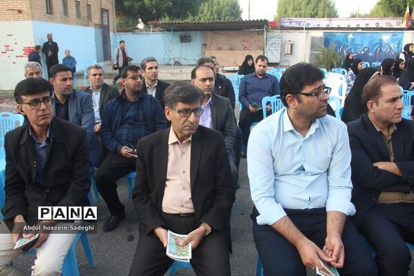 وداع با شهید گمنام  و زیارت عاشورا در دبیرستان متوسطه اول سمیه بوشهر