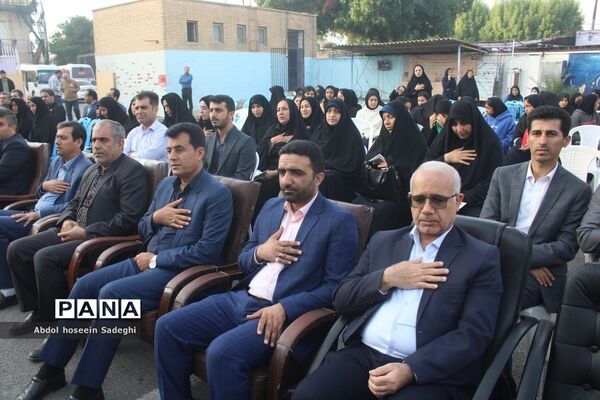 وداع با شهید گمنام  و زیارت عاشورا در دبیرستان متوسطه اول سمیه بوشهر