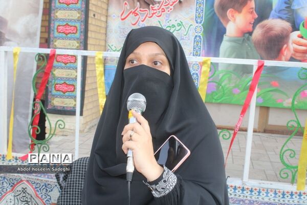 وداع با شهید گمنام  و زیارت عاشورا در دبیرستان متوسطه اول سمیه بوشهر