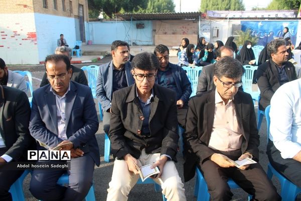 وداع با شهید گمنام  و زیارت عاشورا در دبیرستان متوسطه اول سمیه بوشهر