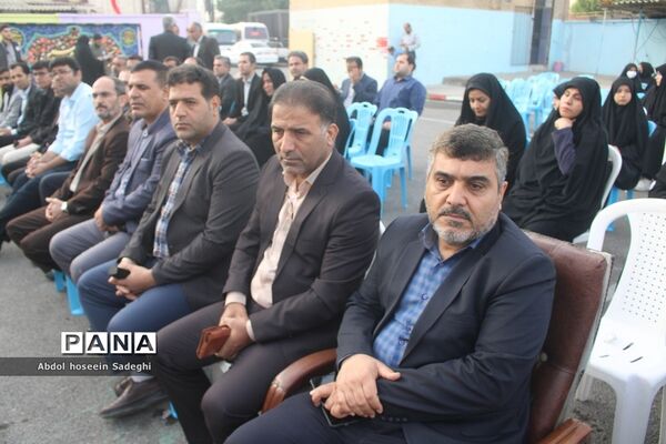 وداع با شهید گمنام  و زیارت عاشورا در دبیرستان متوسطه اول سمیه بوشهر