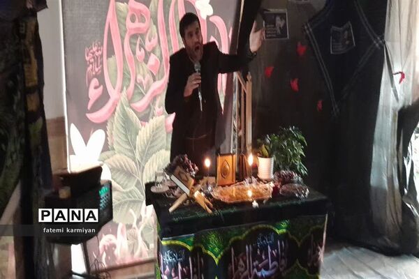 برگزاری عزاداری دبستان دخترانه احدیان ناحیه ۶ مشهد