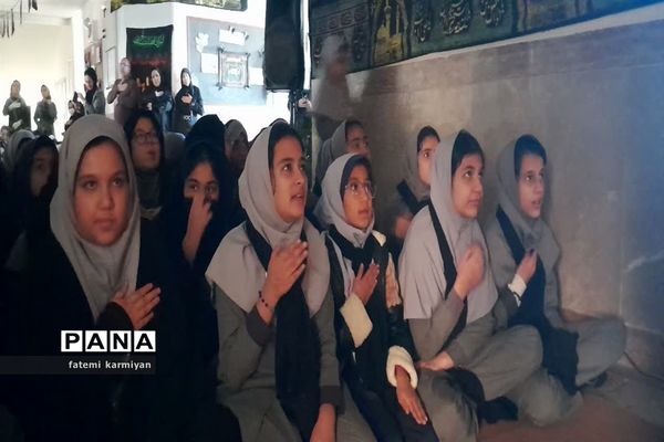 برگزاری عزاداری دبستان دخترانه احدیان ناحیه ۶ مشهد