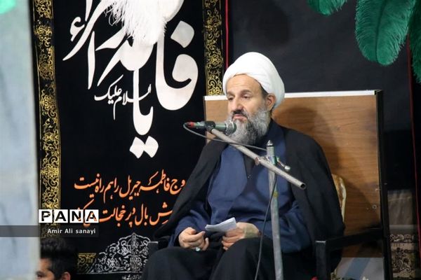 مراسم عزاداری شهادت صدیقه‌طاهره در مصلی نماز جمعه شهرستان‌قرچک