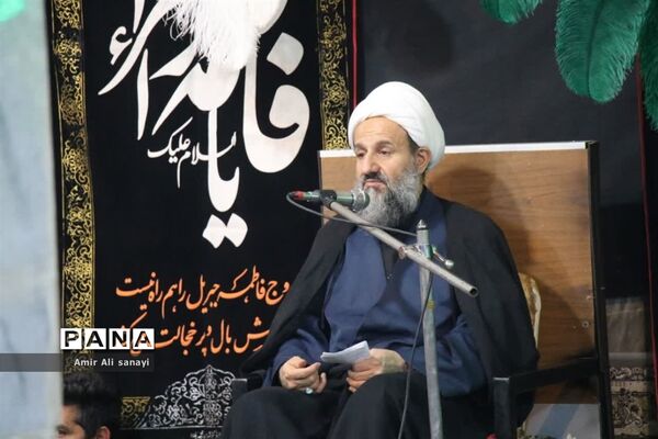 مراسم عزاداری شهادت صدیقه‌طاهره در مصلی نماز جمعه شهرستان‌قرچک