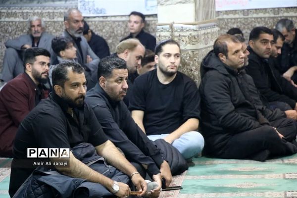 مراسم عزاداری شهادت صدیقه‌طاهره در مصلی نماز جمعه شهرستان‌قرچک