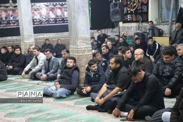مراسم عزاداری شهادت صدیقه‌طاهره در مصلی نماز جمعه شهرستان‌قرچک