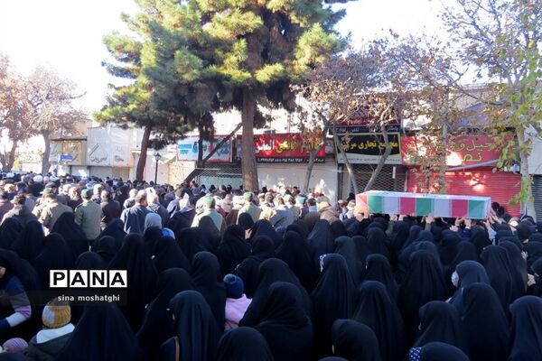 تشییع شهدا گمنام شهرستان بجنورد