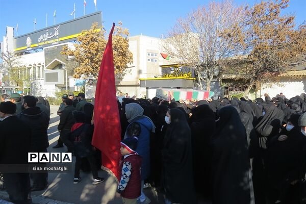 تشییع شهدا گمنام شهرستان بجنورد