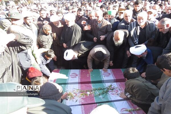 تشییع شهدا گمنام شهرستان بجنورد