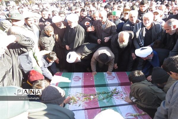 تشییع شهدا گمنام شهرستان بجنورد