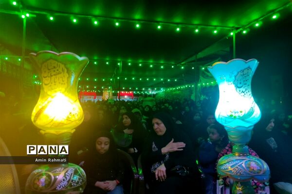 مراسم سوگواری شهادت حضرت فاطمه زهرا (س) در بوستان طاووسیه