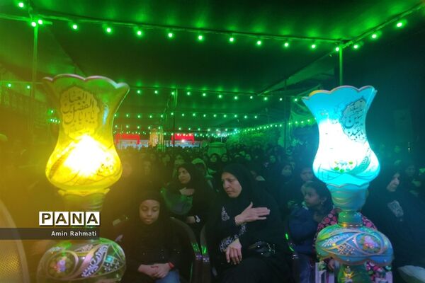 مراسم سوگواری شهادت حضرت فاطمه زهرا (س) در بوستان طاووسیه