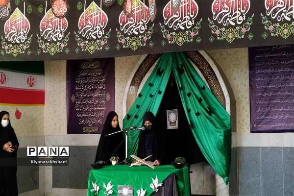 مراسم شهادت حضرت فاطمه (س) در دبیرستان نمونه نرجس
