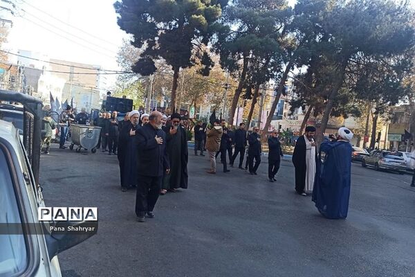 دانش‌آموزان عزادار فاطمی در شهریار