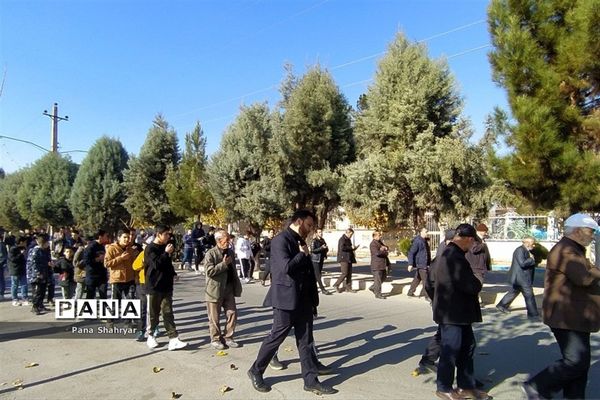 دانش‌آموزان عزادار فاطمی در شهریار