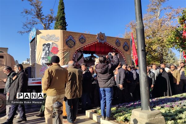 مراسم تشییع پیکرمطهر شهدای گمنام درشیراز