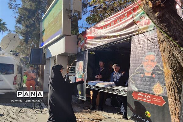 مراسم تشییع پیکرمطهر شهدای گمنام درشیراز