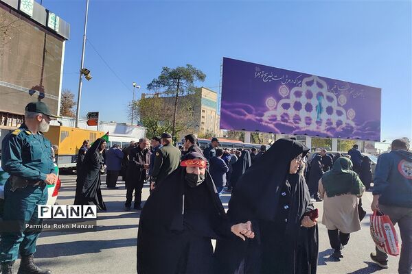 مراسم تشییع پیکرمطهر شهدای گمنام درشیراز