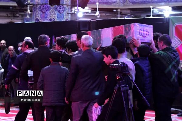 برگزاری مراسم وداع با شهید گمنام در مصلی اردکان