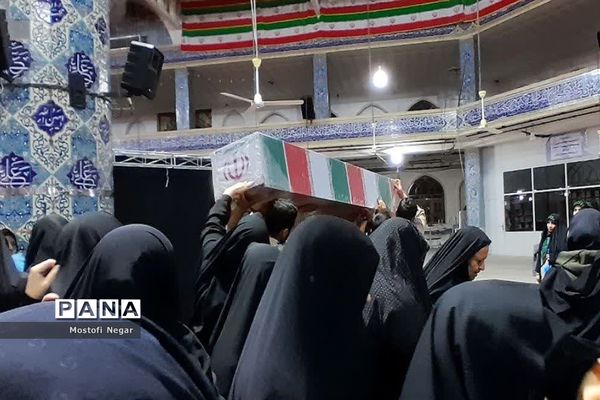 برگزاری مراسم وداع با شهید گمنام در مصلی اردکان