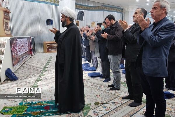 مراسم سوگواری شهادت حضرت فاطمه(س) در مصلی باقرشهر