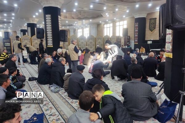 مراسم سوگواری شهادت حضرت فاطمه(س) در مصلی باقرشهر