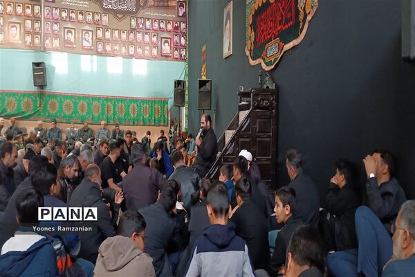 مراسم روضه و سینه‌زنی به‌مناسبت شهادت حضرت فاطمه (س) در خلیل‌آباد