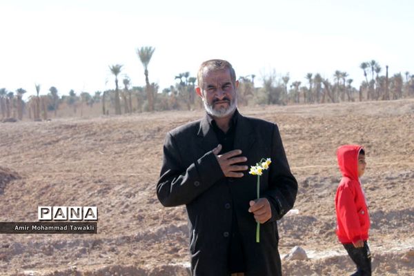 وداع باشکوه مردم بافق با شهید گمنام