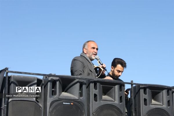 وداع باشکوه مردم بافق با شهید گمنام