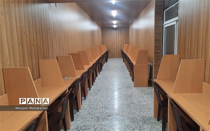 فضای مطالعه برای پیشرفت و تشویق دانش‌آموزان به مطالعه است